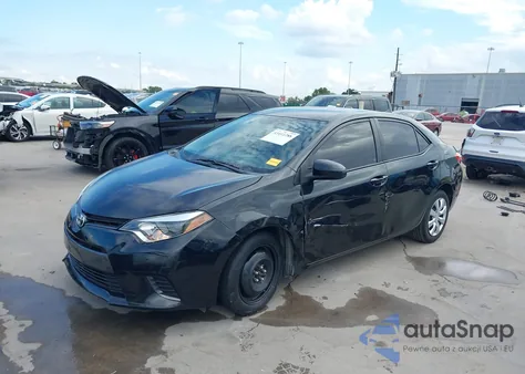 2016 Toyota Corolla Le from USA, damaged, VIN 5YFBURHE8GP536230